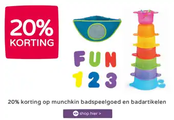 Prenatal Op munchkin badspeelgoed en badartikelen aanbieding