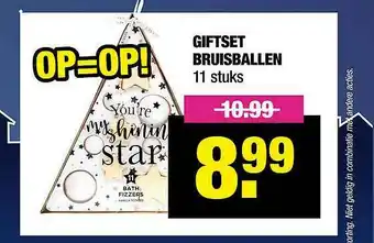 Big Bazar Giftset Bruisballen aanbieding