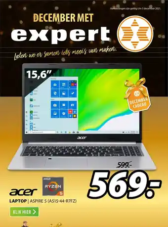 Expert Acer Laptop | Aspire (A515-44-R7FZ) aanbieding