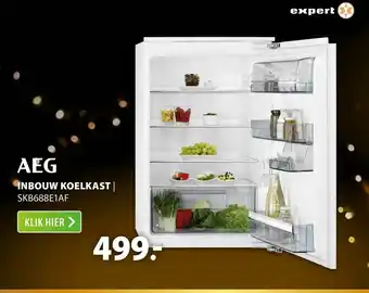 Expert AEG Inbouw Koelkast | SKB688E1AF aanbieding