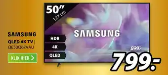 Expert Samsung QLED 4K TV | QE50Q67AAU aanbieding