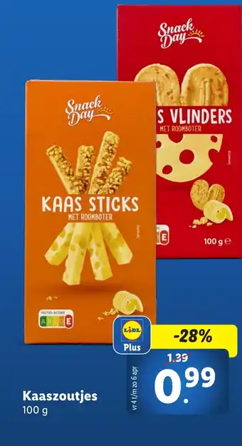 Lidl Kaaszoutjes aanbieding