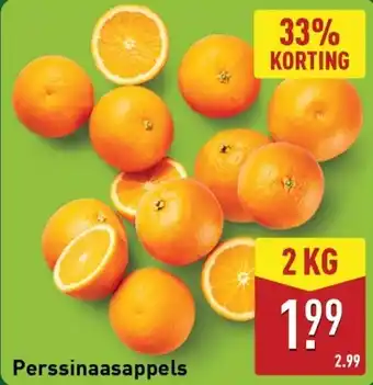 ALDI Perssinaasappels aanbieding