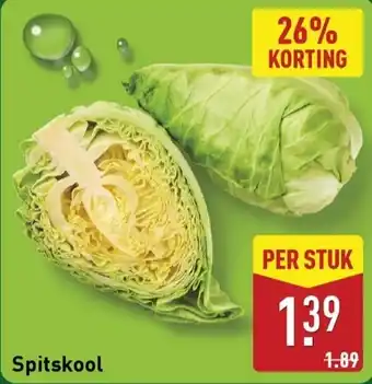 ALDI Spitskool aanbieding