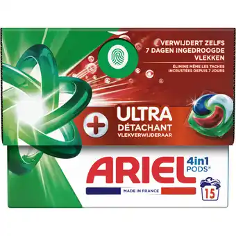 Albert Heijn Ariel 4in1 pods+ ultra wasmiddelcapsules aanbieding