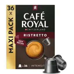 Koffievoordeel.nl Café Royal Ristretto - 36 koffiecups aanbieding