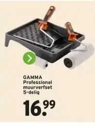 GAMMA GAMMA Professional muurverfset 5-delig aanbieding