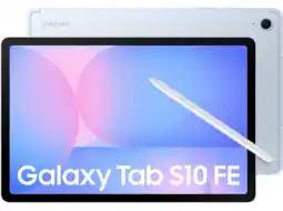 MediaMarkt Samsung Galaxy Tab S10 Fe - 10.9 Inch 256 Gb Blue Wifi aanbieding