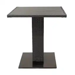 Van Cranenbroek Tafel Perera 68x68cm zwart aanbieding