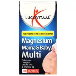 Holland & Barrett Lucovitaal Magnesium Mama & Baby Multi - 30 capsules aanbieding