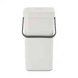 Amazon Brabantia Sort & Go Prullenbak, Afvalemmer, Jade Green , 12 Liter aanbieding