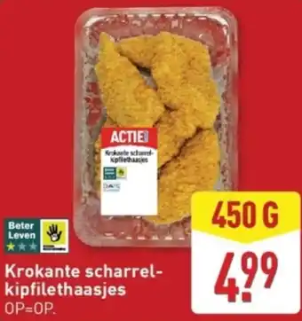 ALDI Krokante scharrel kipfilethaasjes aanbieding