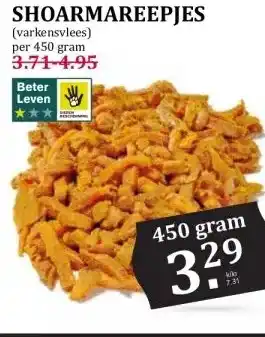 Boon`s Markt SHOARMAREEPJES aanbieding