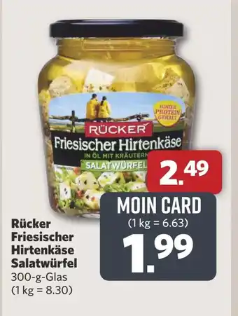 Combi Rücker Friesischer Hirtenkäse Salatwürfel aanbieding