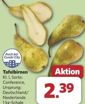 Combi Tafelbirnen aanbieding