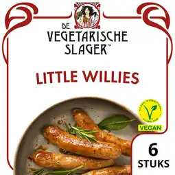 Jumbo De Vegetarische Slager Little Willies Vegan 160 g aanbieding