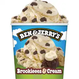 Jumbo Ben & Jerry's IJs Brookieees & Cream 465 ml aanbieding