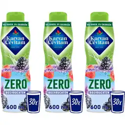 Albert Heijn Karvan Cévitam Zero bosvruchten 3-pack aanbieding