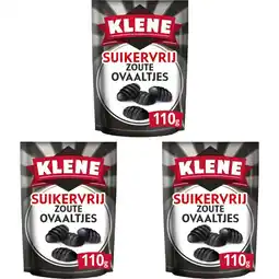 Albert Heijn Klene Suikervrij Zoute Ovaaltjes 3-pack aanbieding