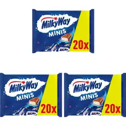 Albert Heijn MilkyWay Minis repen uitdeelzak 3-pack aanbieding