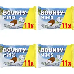 Albert Heijn Bounty Minis repen uitdeelzak 4-pack aanbieding