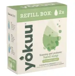 De Online Drogist Yokuu Handzeep Cucumber Mint Refill Box aanbieding