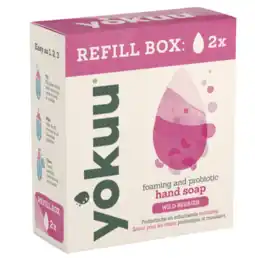 De Online Drogist Yokuu Handzeep Wild Berries Refill Box aanbieding