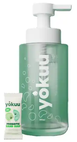 De Online Drogist Yokuu Handzeep Cucumber Mint Starterkit aanbieding