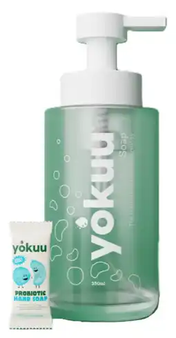 De Online Drogist Yokuu Handzeep Thyme & Sea Salt Starterkit aanbieding