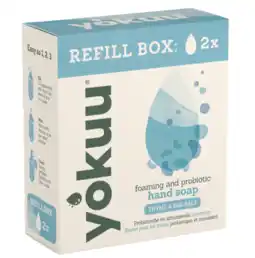 De Online Drogist Yokuu Handzeep Thyme & Sea Salt Refill Box aanbieding