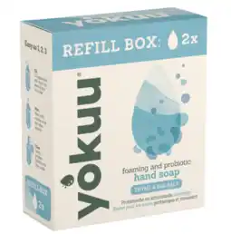 De Online Drogist Yokuu Handzeep Thyme & Sea Salt Refill Box aanbieding