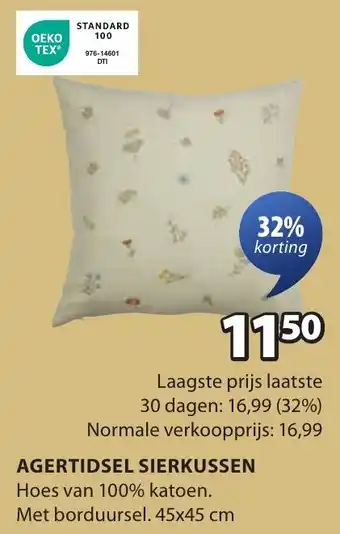 Jysk Agertidsel sierkussen aanbieding