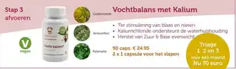 De Rode Pilaren Vochtbalans met Kalium aanbieding