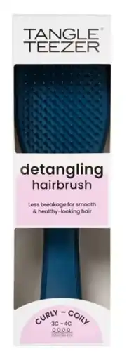 De Online Drogist Tangle Teezer Detangling Hairbrush - Curly & Coily aanbieding