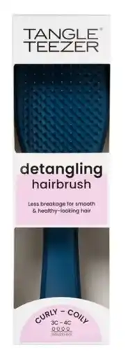 De Online Drogist Tangle Teezer Detangling Hairbrush - Curly & Coily aanbieding