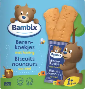 De Online Drogist Bambix Berenkoekjes Met Honing aanbieding