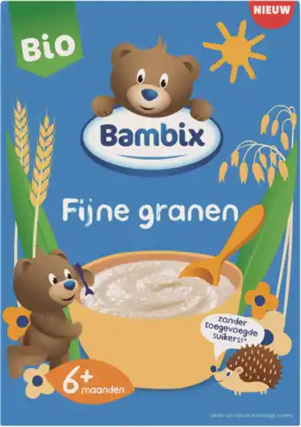 De Online Drogist Bambix Fijne Granen 6m+ Bio aanbieding