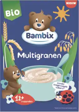 De Online Drogist Bambix Bio Multigranen Pap 12+ aanbieding