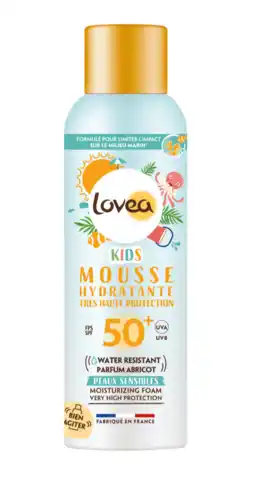De Online Drogist Lovea Sun Protection Mousse Kids Spf 50 aanbieding