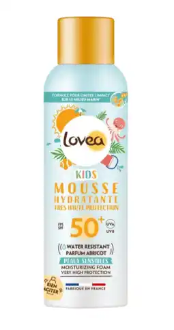De Online Drogist Lovea Sun Protection Mousse Kids Spf 50 aanbieding
