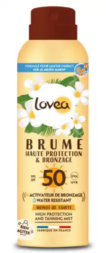 De Online Drogist Lovea High Protection & Tanning Mist SPF50 aanbieding