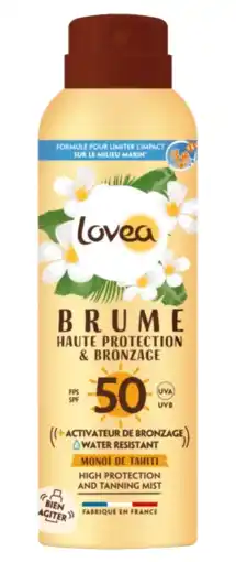 De Online Drogist Lovea High Protection & Tanning Mist SPF50 aanbieding