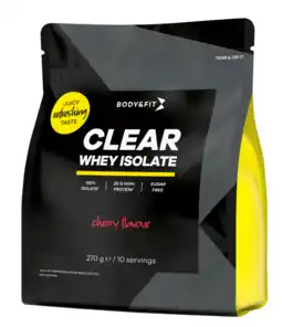 De Online Drogist Body & Fit Clear Whey Isolate Cherry aanbieding