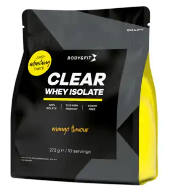 De Online Drogist Body & Fit Clear Whey Isolate Mango aanbieding