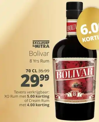 Mitra Bolivar aanbieding