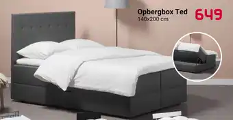 Beddenreus Opbergbox Ted 140x200cm aanbieding