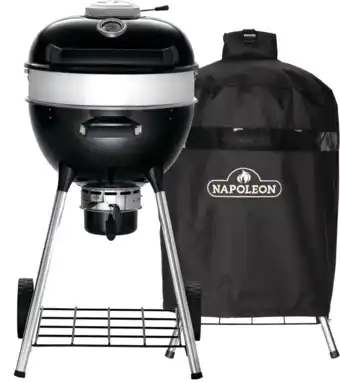 Coolblue Napoleon Pro Kettle 47 cm + Napoleon Hoes voor Kettle NK18K LEG aanbieding