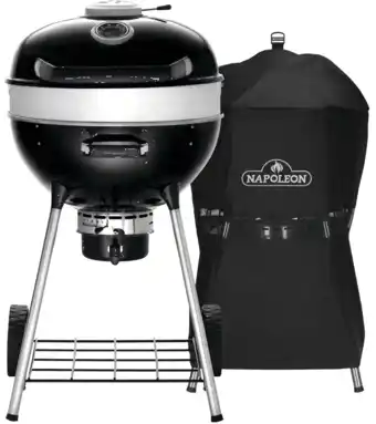Coolblue Napoleon Pro Kettle 57 cm + Napoleon Hoes voor Premium en Pro Kettle 57 cm aanbieding