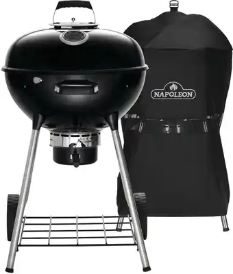 Coolblue Napoleon Premium Kettle 57 cm + Napoleon Hoes voor Premium en Pro Kettle 57 cm aanbieding