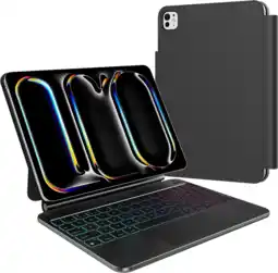 Coolblue BlueBuilt Apple iPad Pro (2024) 11 inch Toetsenbord Hoes QWERTY Zwart aanbieding